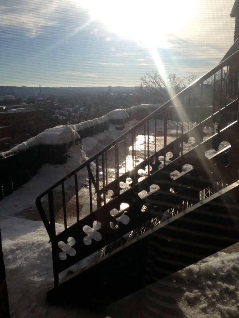 This was taken in St. Paul, Minnesota.  View from the historic Hill House.